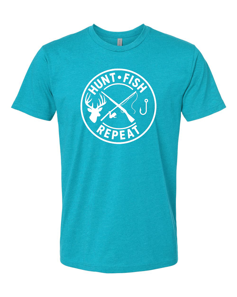 HUNT FISH REPEAT TEE SHIRT