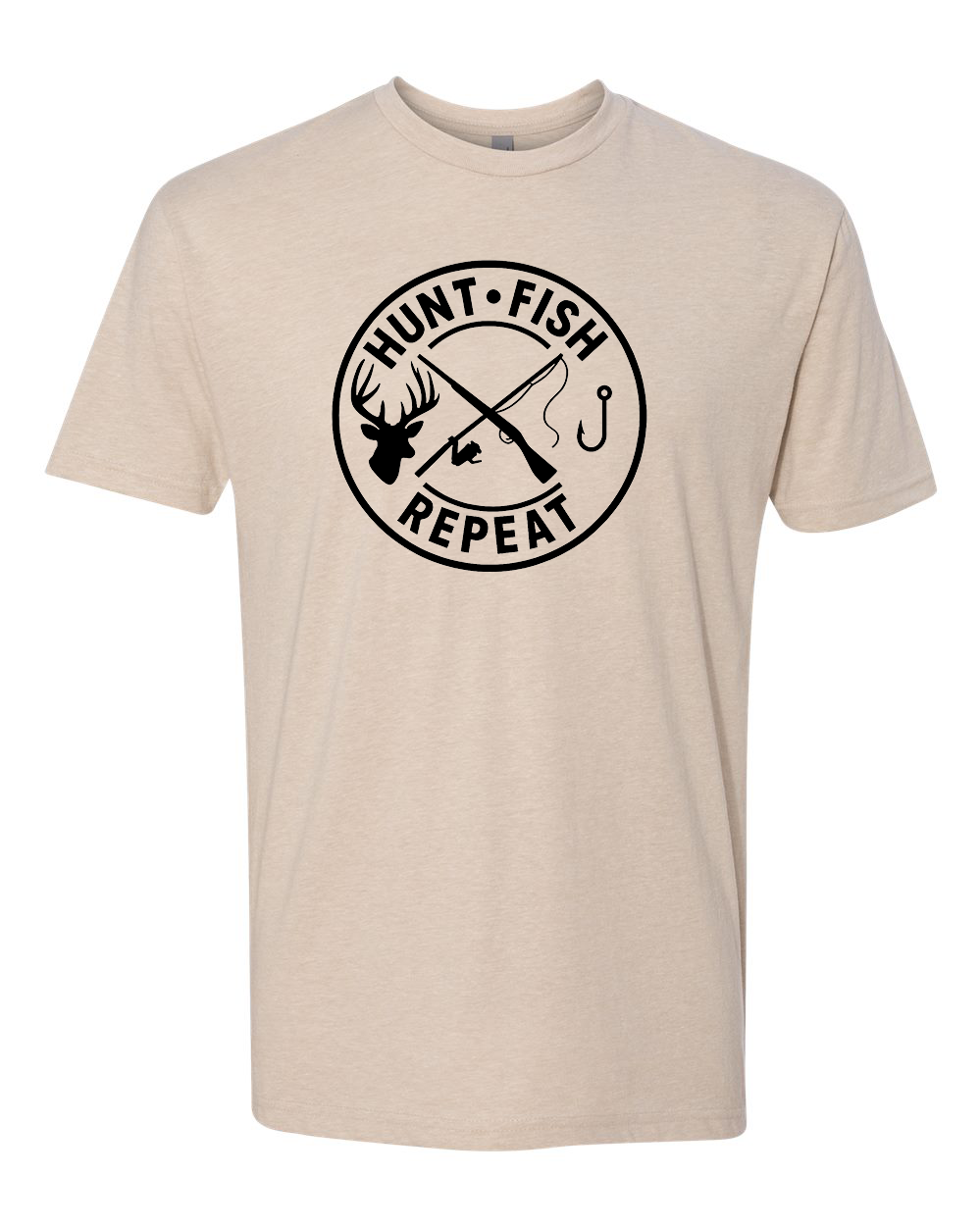 HUNT FISH REPEAT TEE SHIRT