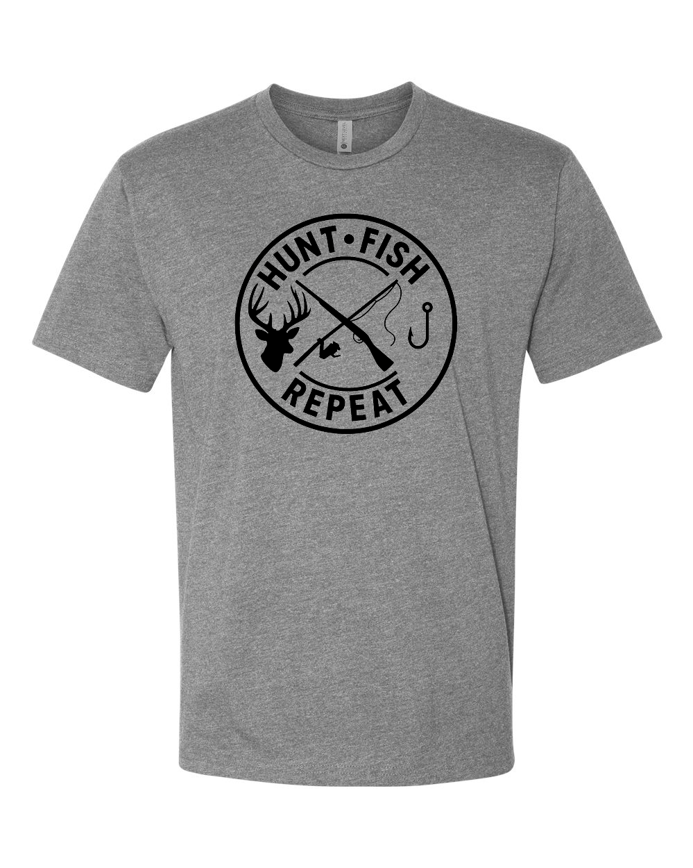 HUNT FISH REPEAT TEE SHIRT