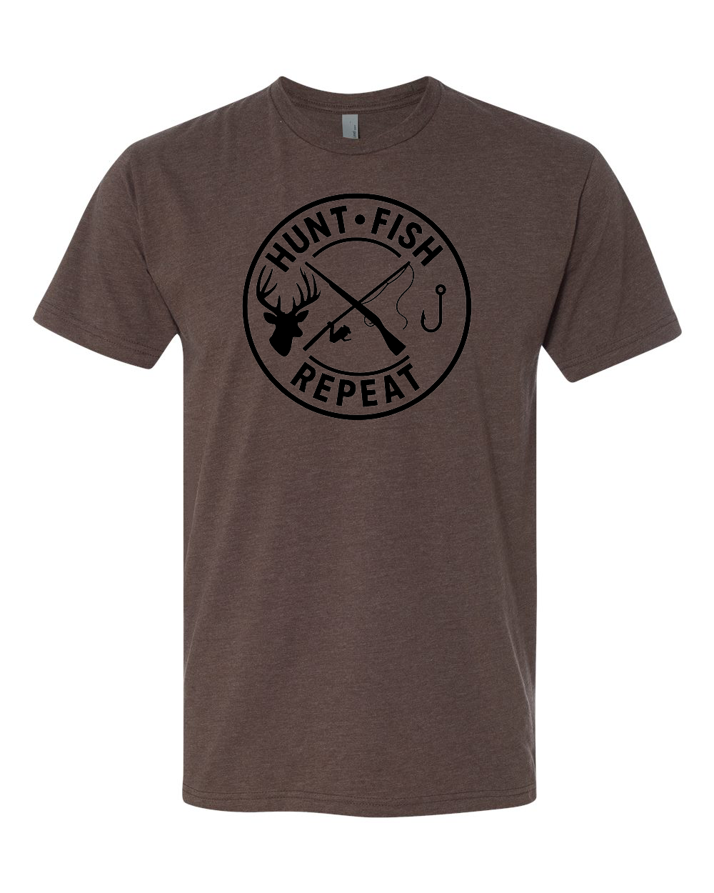 HUNT FISH REPEAT TEE SHIRT