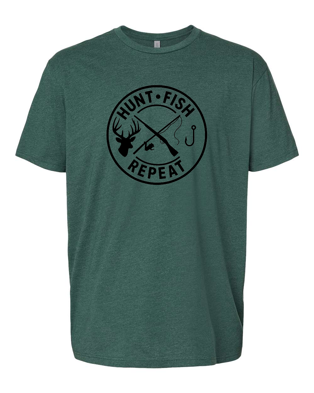 HUNT FISH REPEAT TEE SHIRT