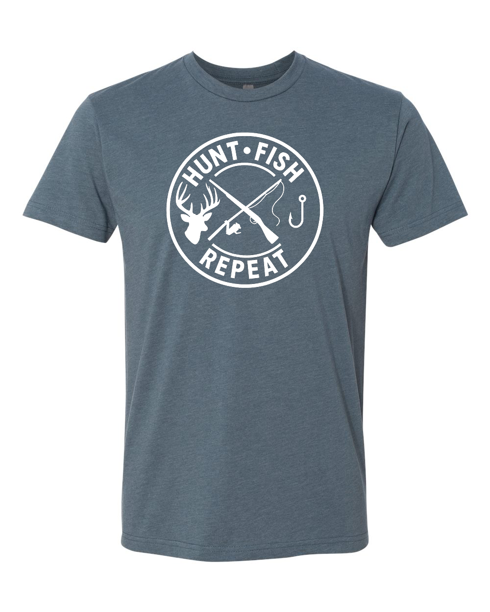 HUNT FISH REPEAT TEE SHIRT