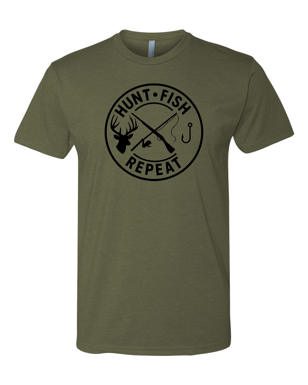 HUNT FISH REPEAT TEE SHIRT