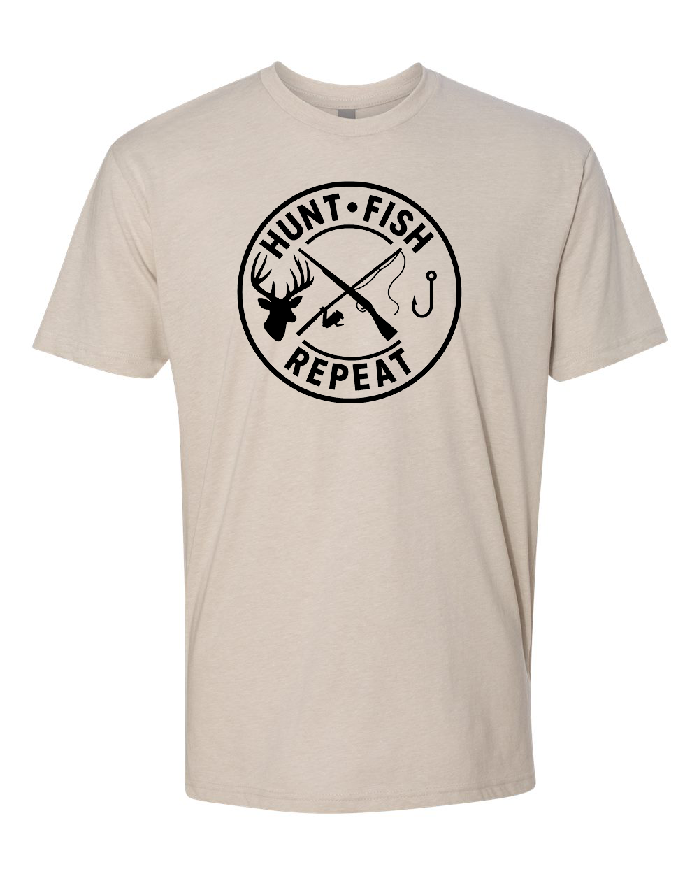 HUNT FISH REPEAT TEE SHIRT