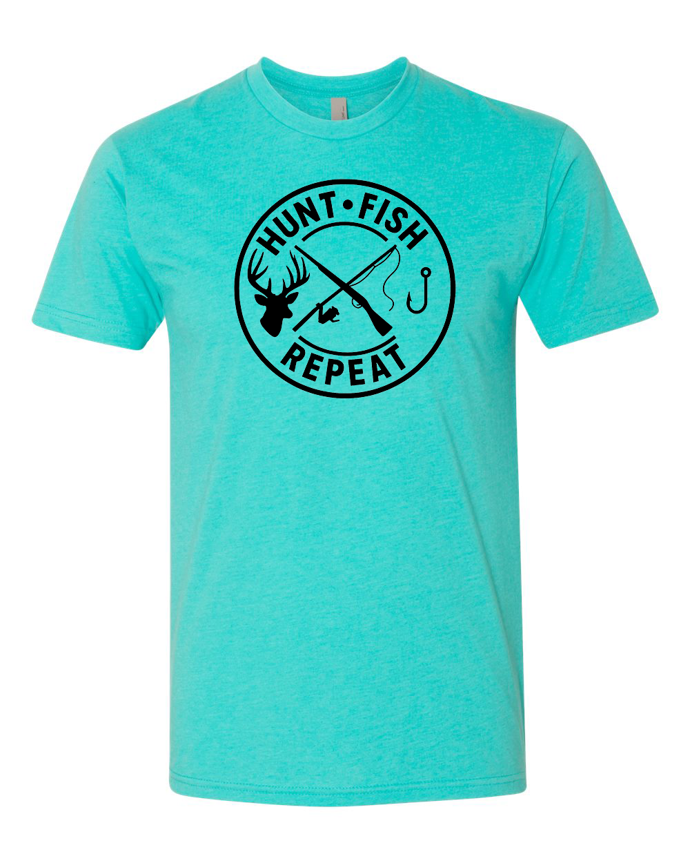 HUNT FISH REPEAT TEE SHIRT