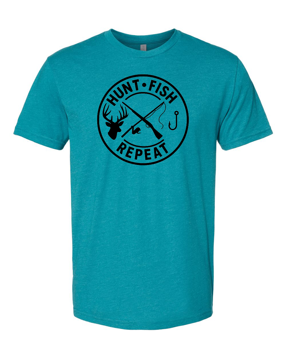 HUNT FISH REPEAT TEE SHIRT