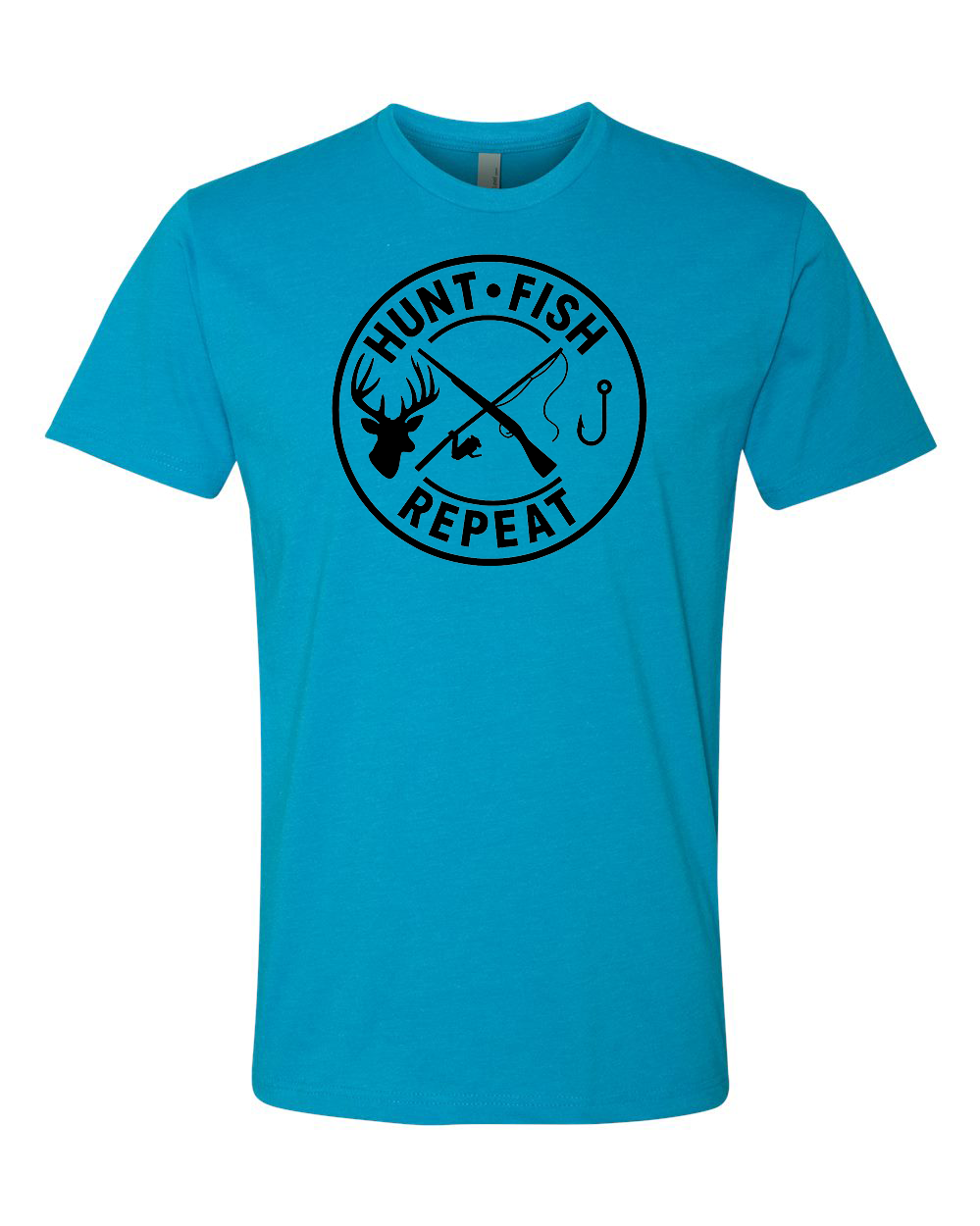 HUNT FISH REPEAT TEE SHIRT