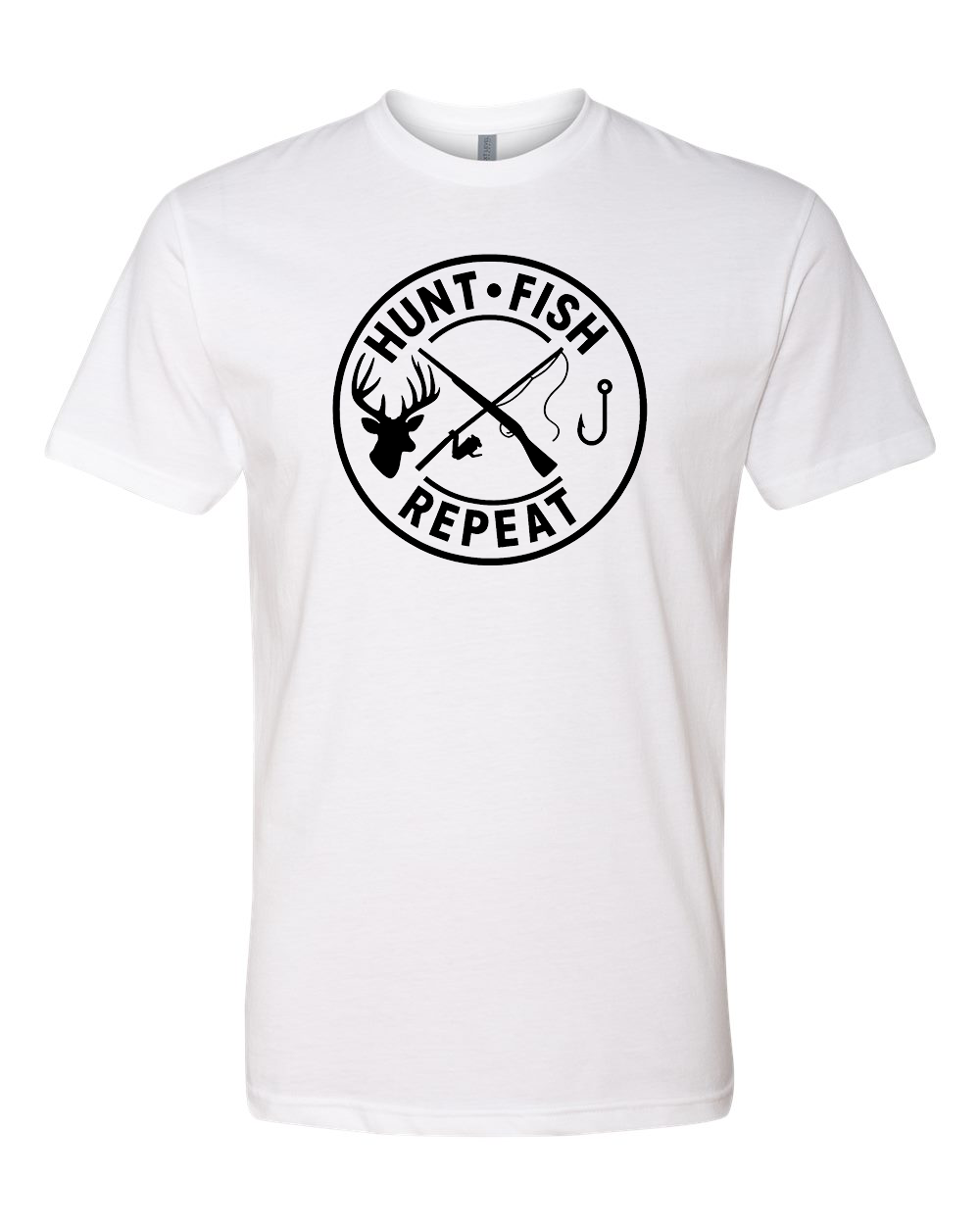 HUNT FISH REPEAT TEE SHIRT
