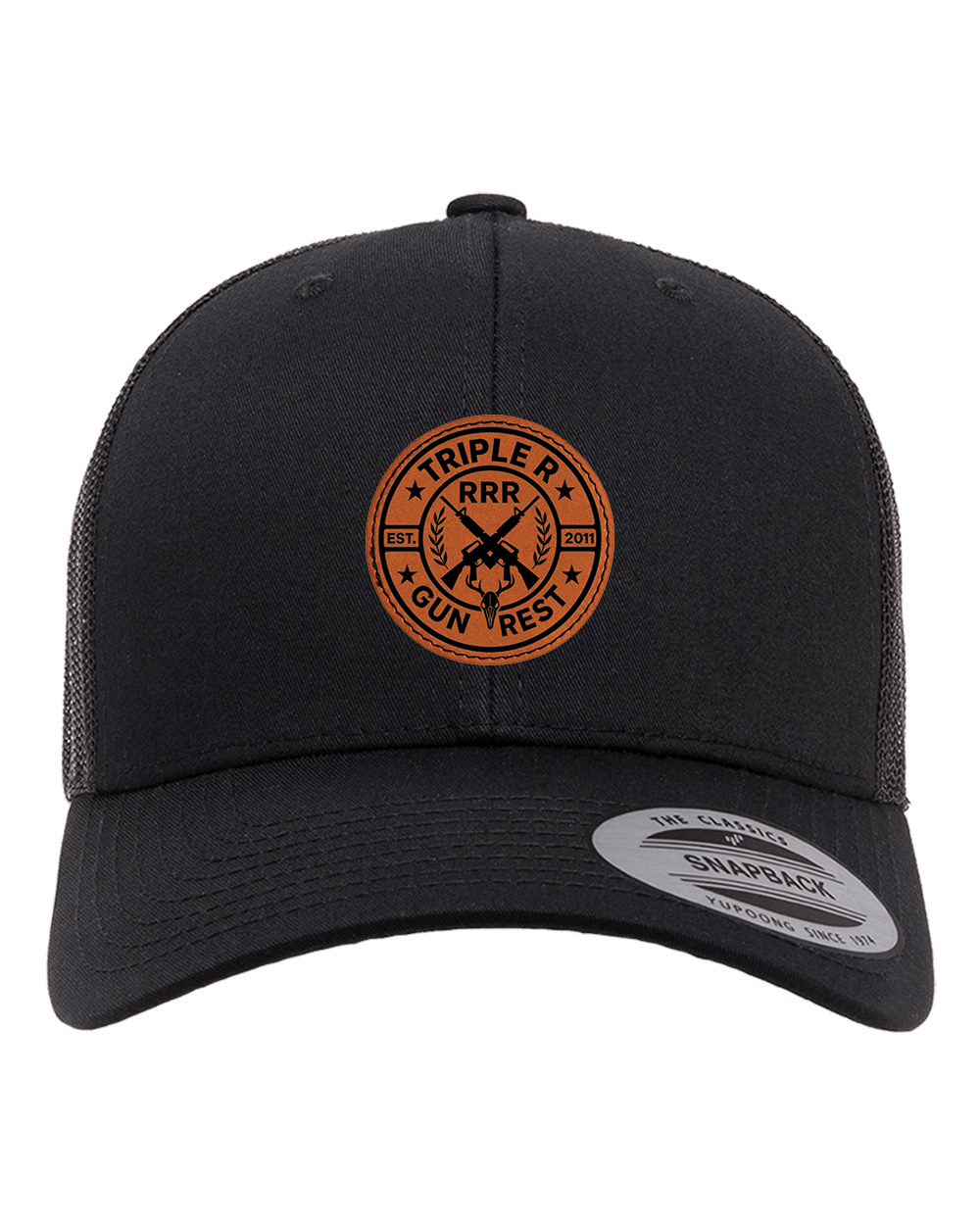 TRIPLE R OG LOGO LEATHER PATCH HAT SNAPBACK