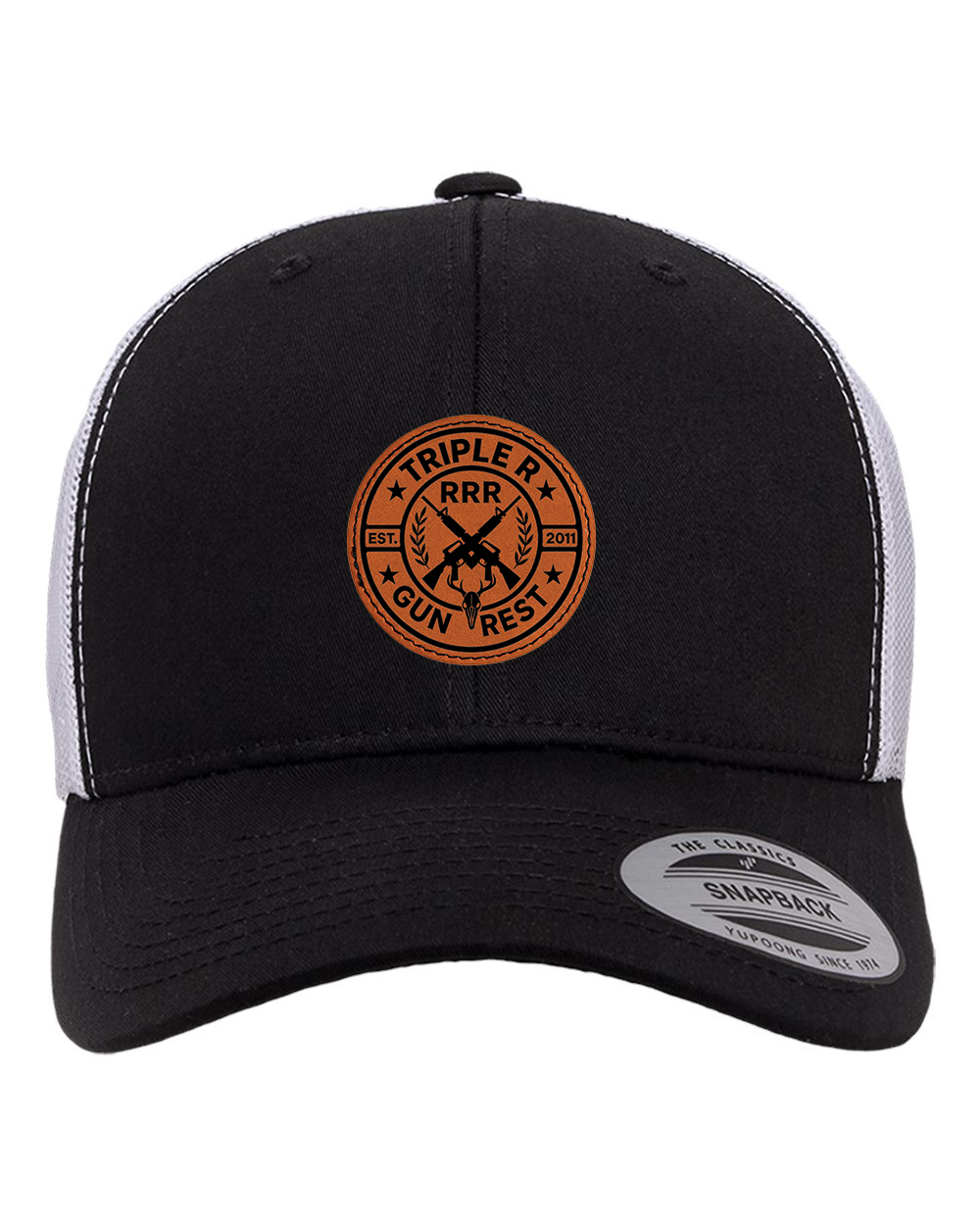 TRIPLE R OG LOGO LEATHER PATCH HAT SNAPBACK