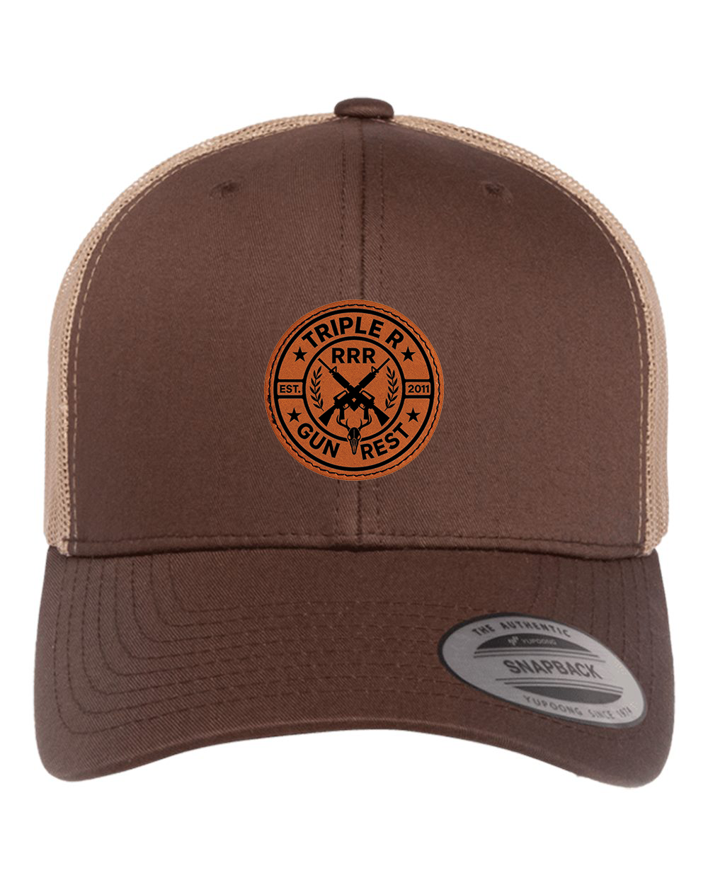 TRIPLE R OG LOGO LEATHER PATCH HAT SNAPBACK