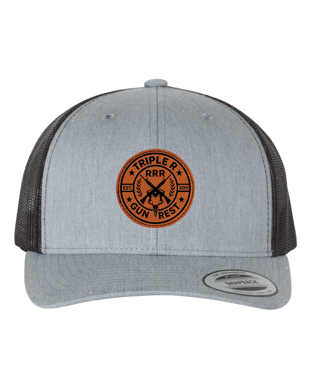 TRIPLE R OG LOGO LEATHER PATCH HAT SNAPBACK