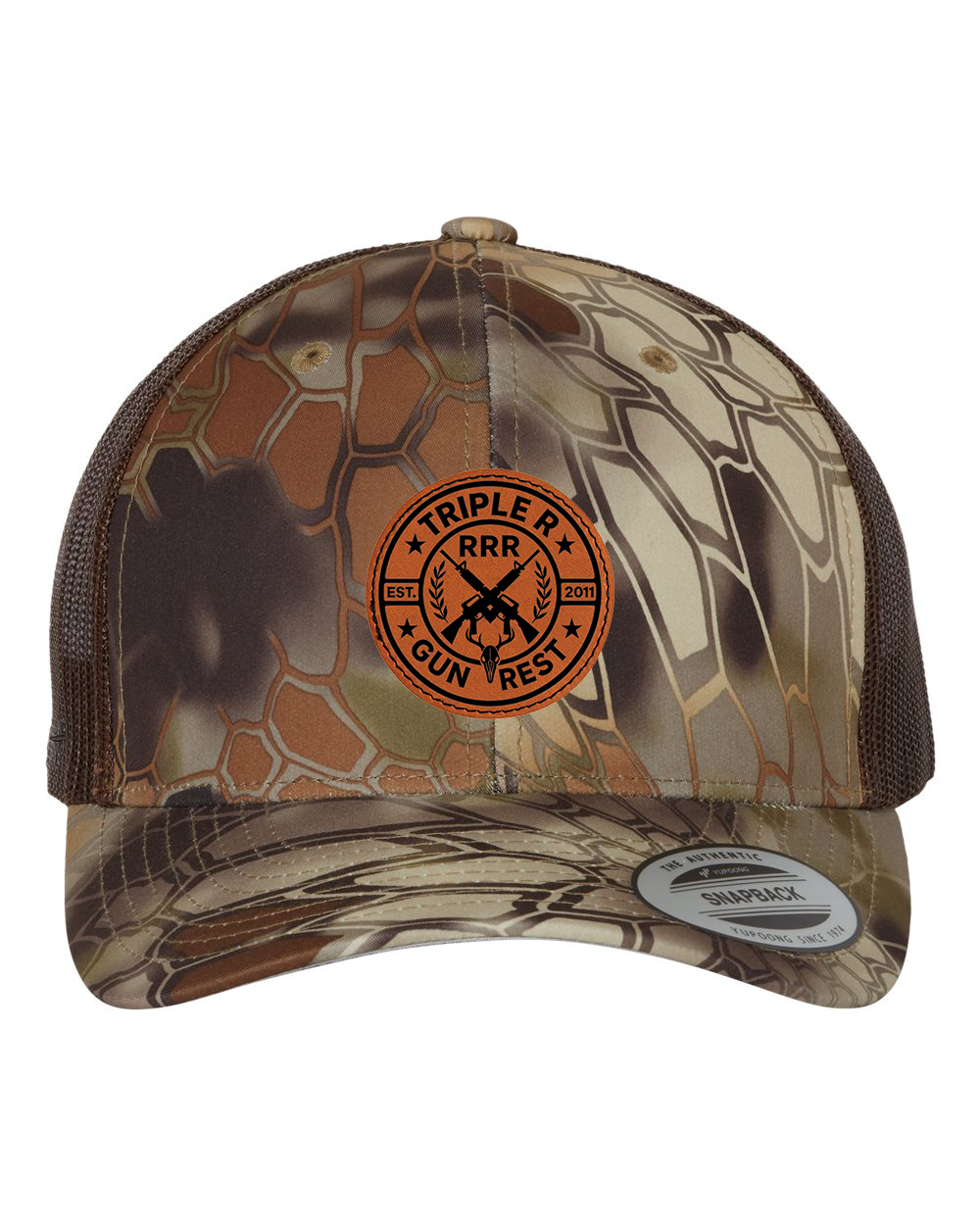 TRIPLE R OG LOGO LEATHER PATCH HAT SNAPBACK