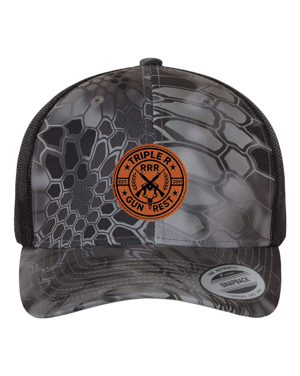 TRIPLE R OG LOGO LEATHER PATCH HAT SNAPBACK