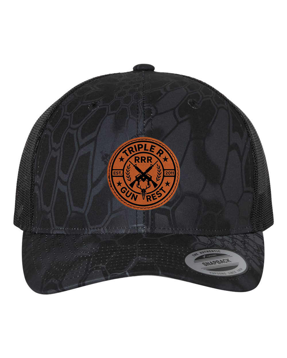 TRIPLE R OG LOGO LEATHER PATCH HAT SNAPBACK