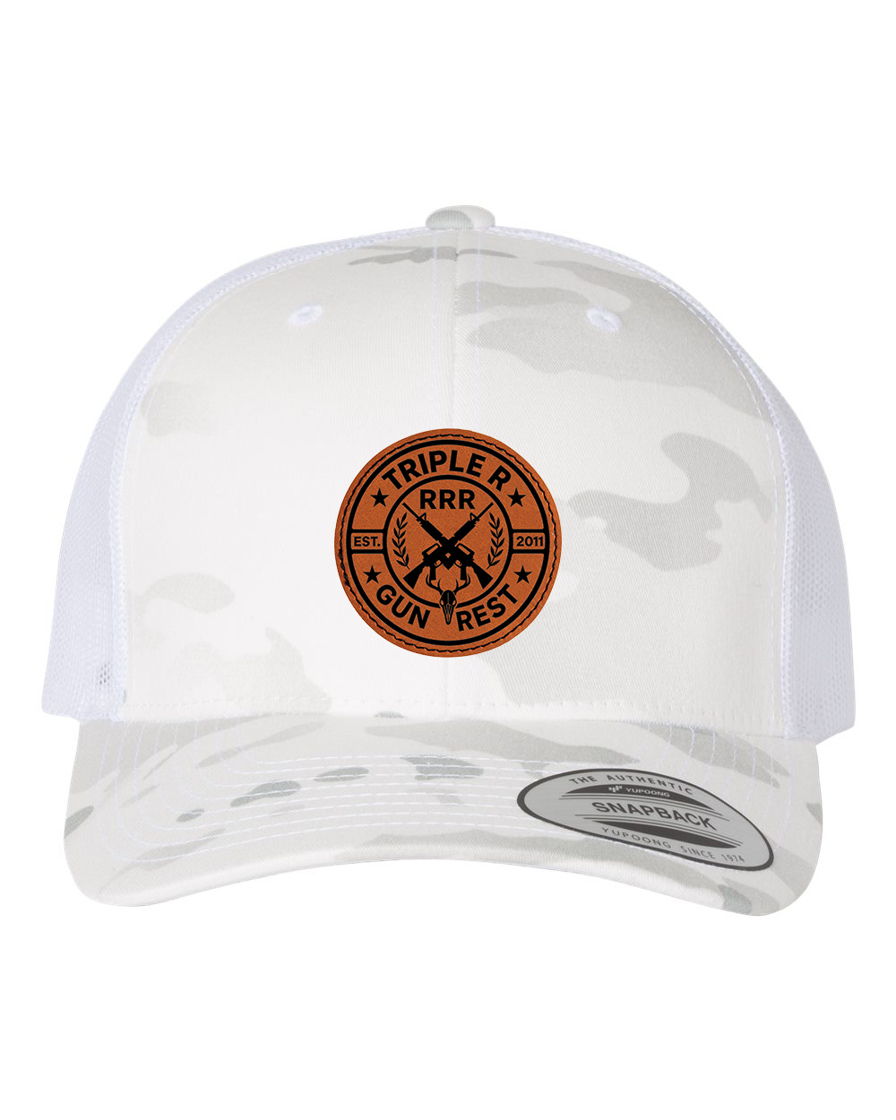 TRIPLE R OG LOGO LEATHER PATCH HAT SNAPBACK