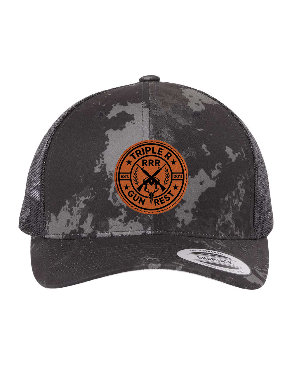 TRIPLE R OG LOGO LEATHER PATCH HAT SNAPBACK