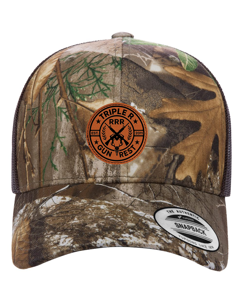 TRIPLE R OG LOGO LEATHER PATCH HAT SNAPBACK