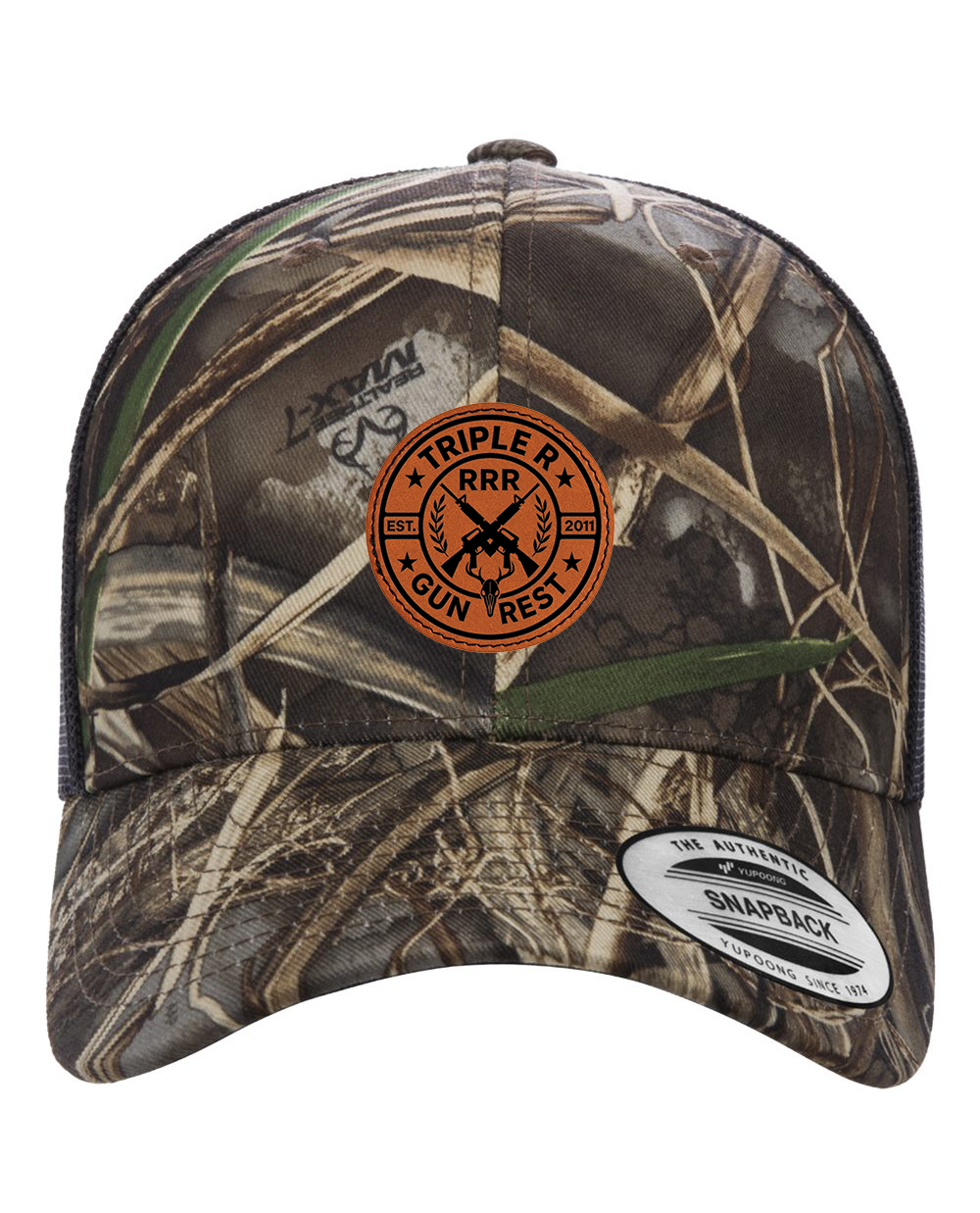 TRIPLE R OG LOGO LEATHER PATCH HAT SNAPBACK