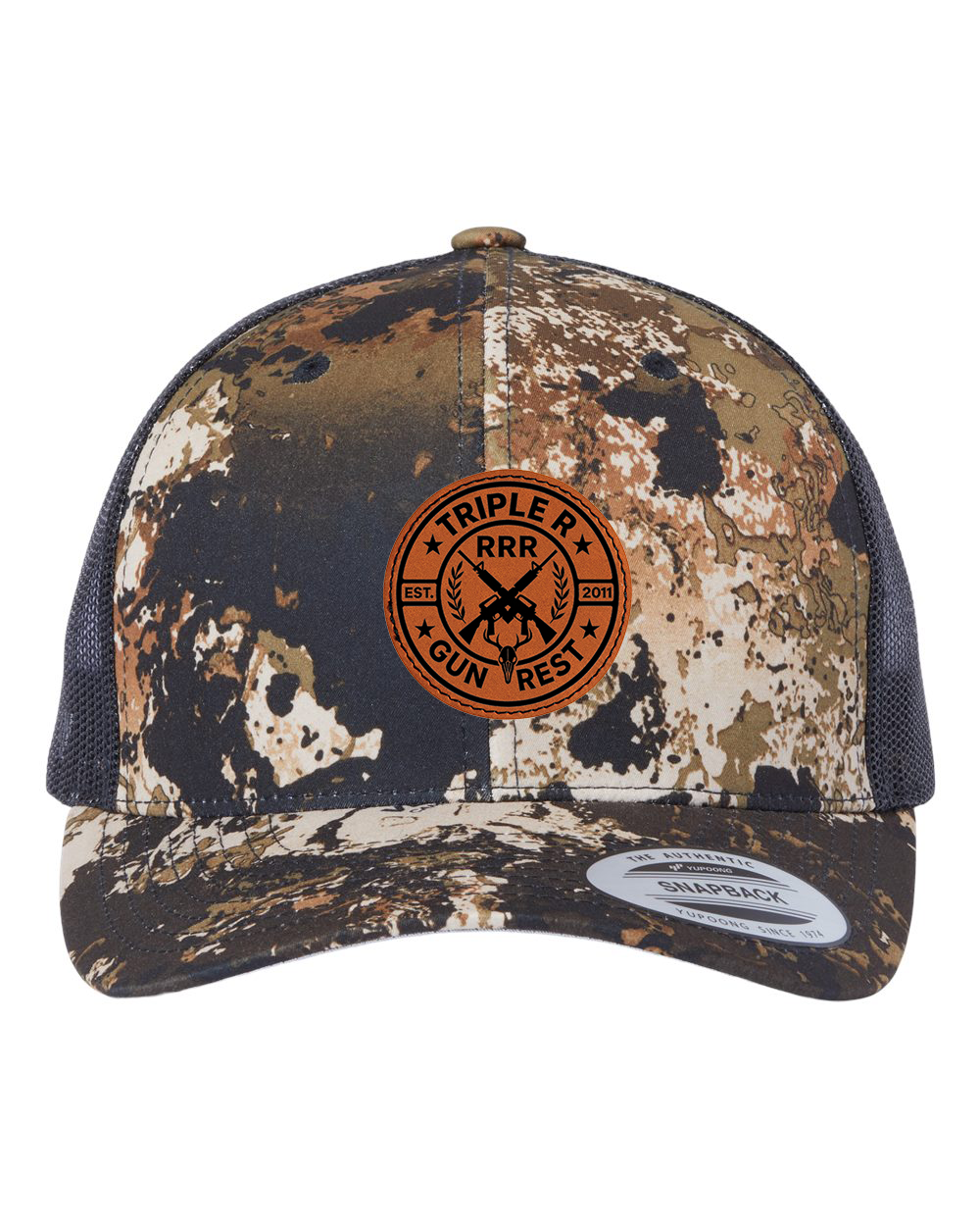 TRIPLE R OG LOGO LEATHER PATCH HAT SNAPBACK