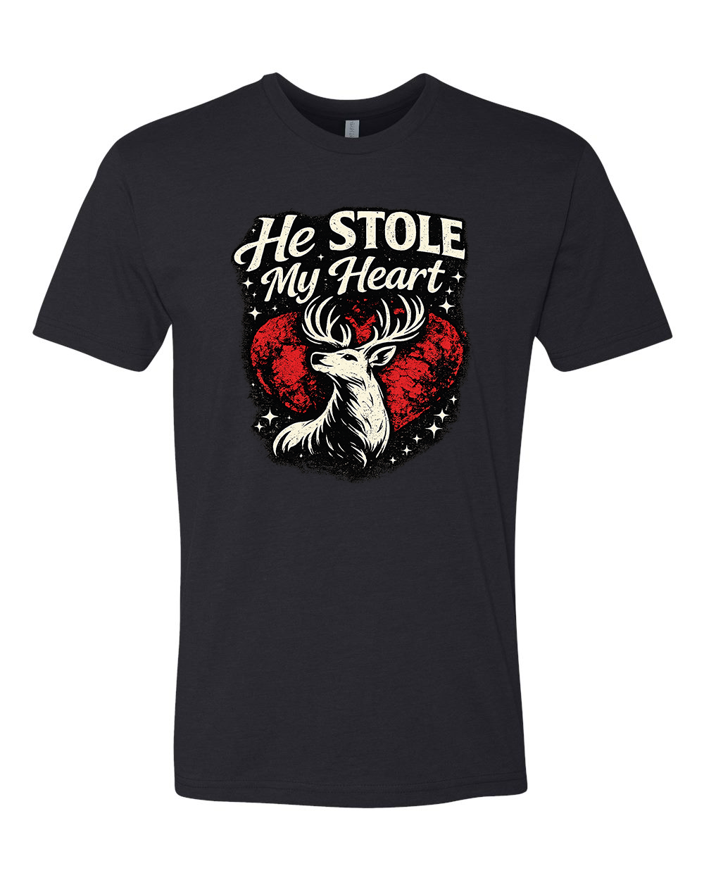 VALENTINE DEER (HIS)(HER) TEE SHIRT