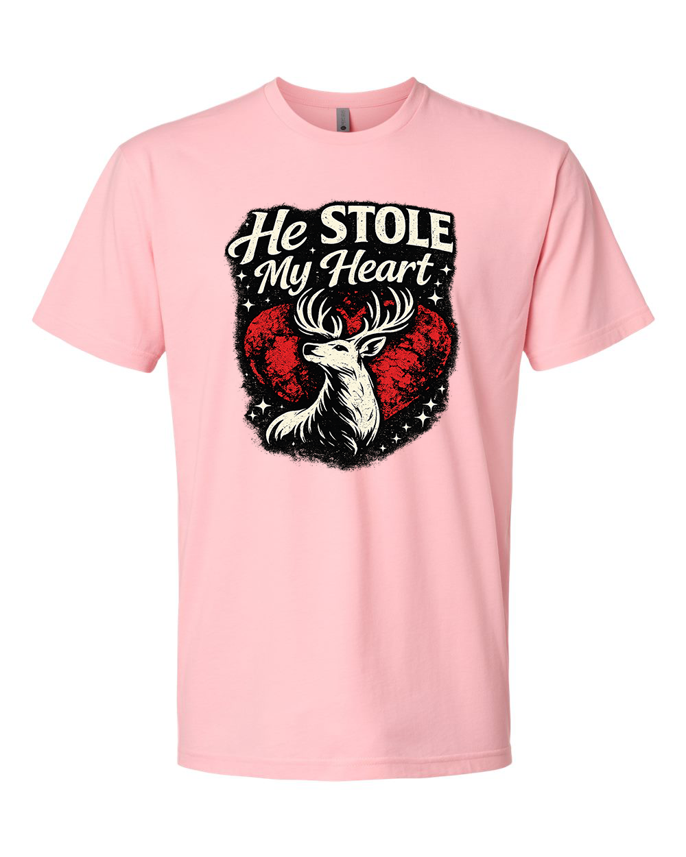 VALENTINE DEER (HIS)(HER) TEE SHIRT