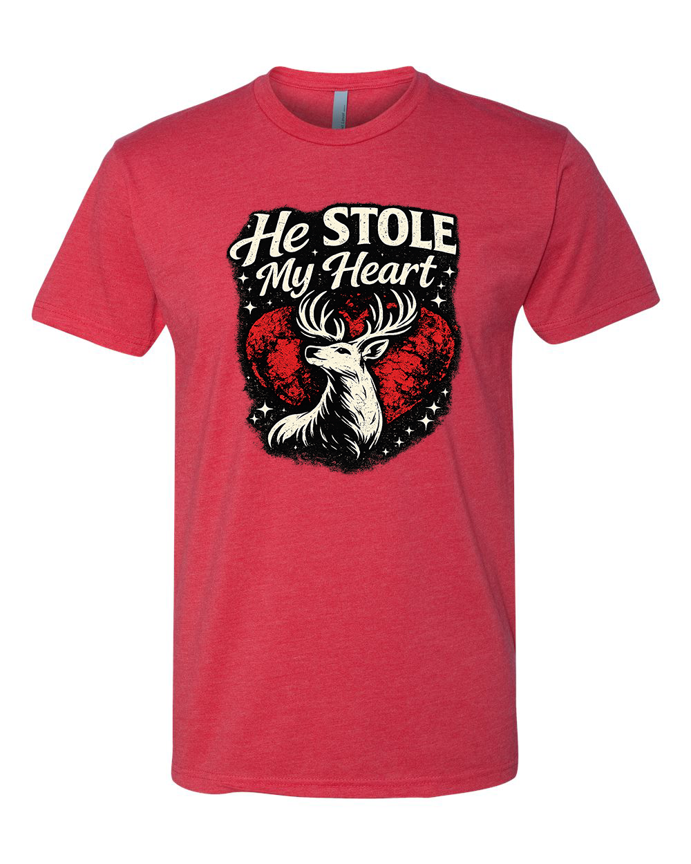 VALENTINE DEER (HIS)(HER) TEE SHIRT