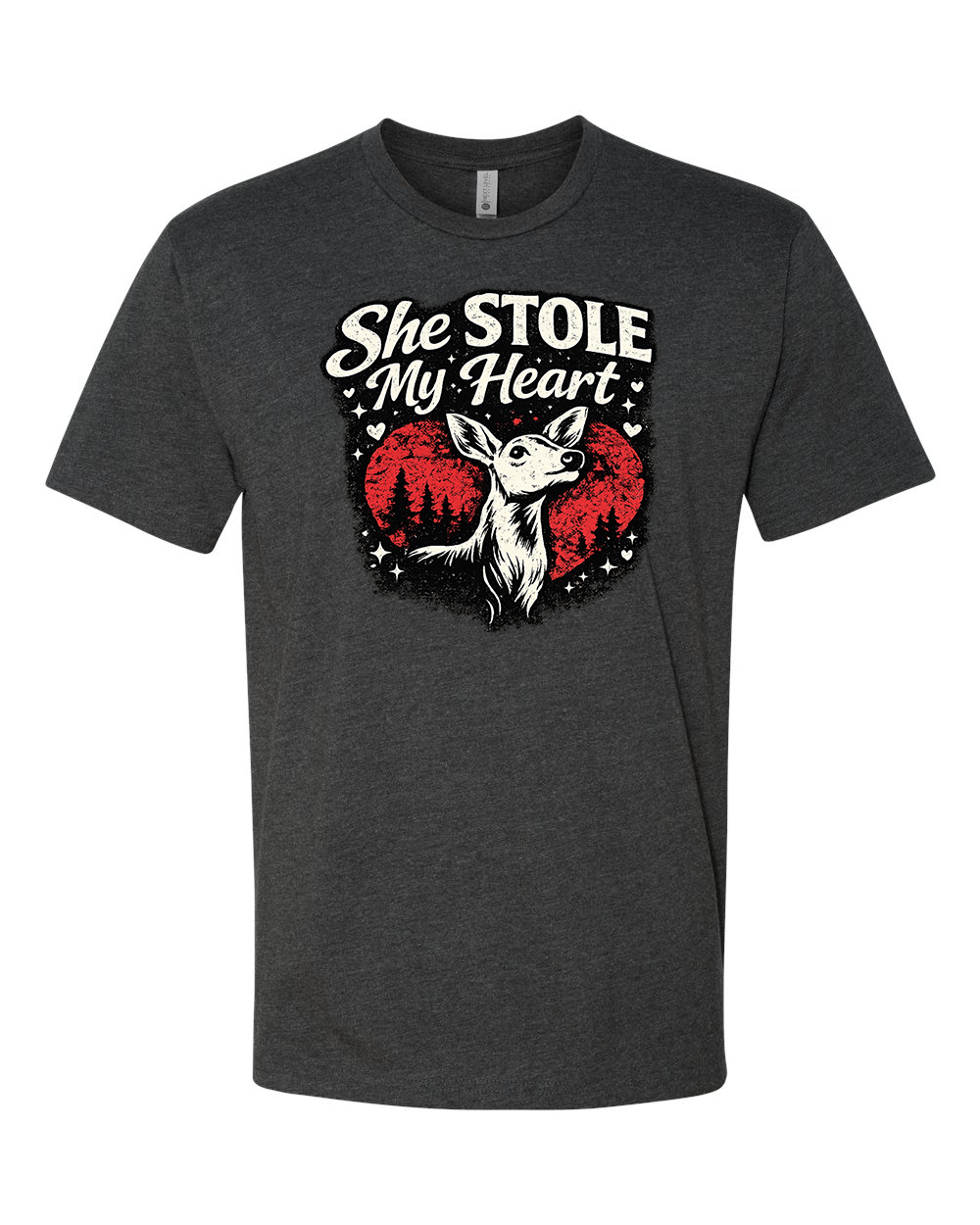 VALENTINE DEER (HIS)(HER) TEE SHIRT