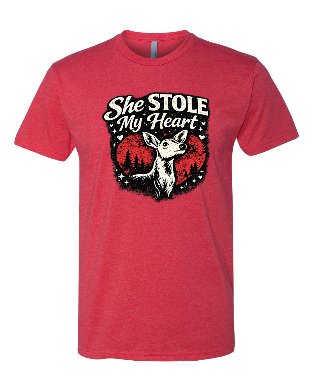 VALENTINE DEER (HIS)(HER) TEE SHIRT